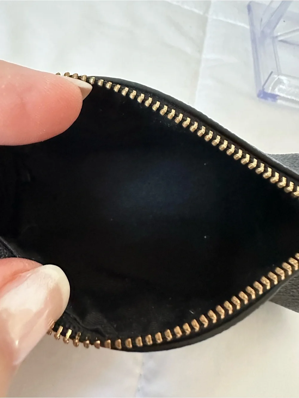 Coach pouch keychain